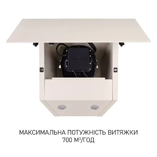 Вытяжка декоративная наклонная Минола HVS 5242 IV 700 LED - фото 8