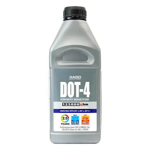 Тормозная жидкость Xado DOT 4 1л(XA 53803) - фото 1