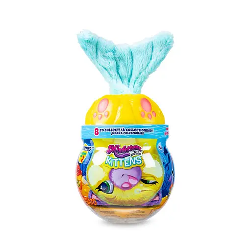 Мягкая игрушка MISFITTENS W2 - КОТЕНОК В АКВАРИУМЕ (в ассортименте)