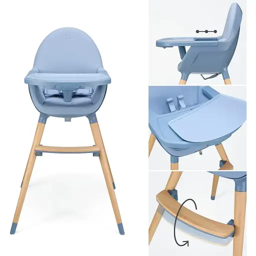 Стульчик для кормления 2в1 Kinderkraft Fini 2 Nordic Breeze (KHFINI02NOR0000) - фото 5