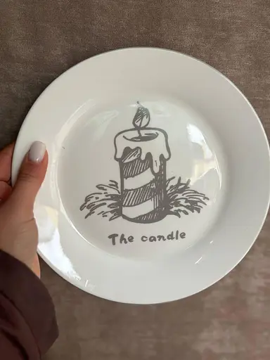 Тарелка Lefard 858-0039 Новогодняя керамика 21 см Белый - фото 2