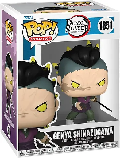 Фігурка Funko POP: Генья Шинадзугава 1851 з аніме Клинок, що розсікає демонів Demon Slayer - фото 3