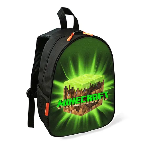 Рюкзак Minecraft куб детский школьный/городской 34х27х13 см для мальчика (02422)