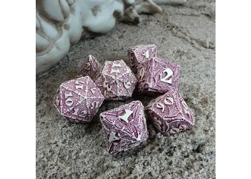 Набір кубиків Dracopolis Dice Set: Yucatan Featherwing , 7 шт. (SDCP02) - фото 3