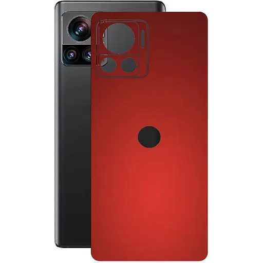 Защитная пленка StatusSKIN для Motorola Edge 30 Ultra Корпус Винил красная матовая - фото 1