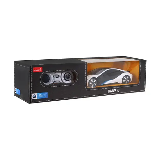 Машинка RASTAR BMW i8 на дистанційному керуванні + пульт 2,4 ГГц 1:24 білий 48400 - фото 6