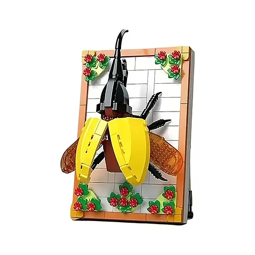 Конструктор 112-7 Unicorn Beetle 425 деталей, пазова збірка жука