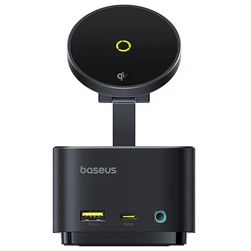 БЗП+HUB Baseus MagPro Series II 7-in-1 (USB-C to HDMI 4K 60Hz+2USB-А+2C+1SD/TF) (B000729001) Cosmic Black