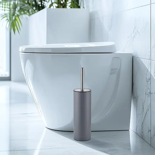 Йоржик для унітазу підлоговий Mixxus Premium Ellipse-TB0201 graphite MI7068, Графіт - фото 5