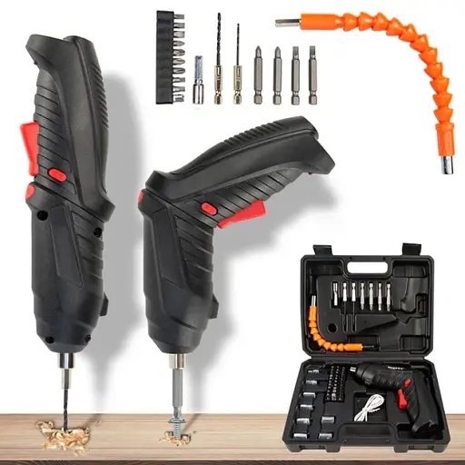 Електрична викрутка-трансформер 48 елементів мінішурупокрут 3,6 В,1800 мА·год - фото 4