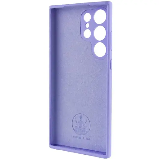 Чехол Lakshmi Silicone Cover Full Camera (AAA) with Logo для Samsung Galaxy S24 Ultra Сиреневый / Dasheen - фото 4