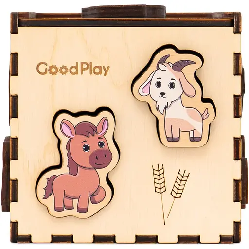Кубик-сортер GoodPlay Фермерский мир (CUB-4-006) - фото 8