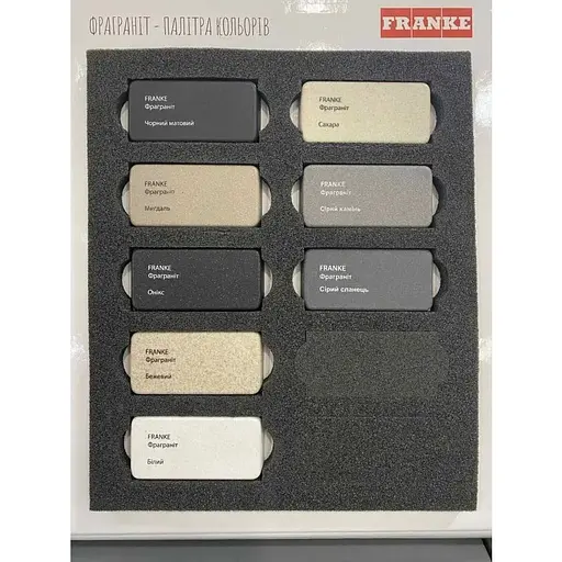 Кухонна мийка Franke Maris, фраграніт, прямокутник, без крил, 410х510х200мм, чаша - 1, врізна, MRG 610-37 TL, чорний матовий - фото 2