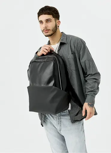 Чоловічий рюкзак Sambag ZARD DART чорний 44 х 31 х 15 см (25523301m) - фото 4