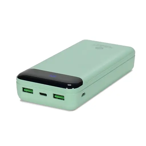 Повербанк 20000 mAh Power Bank Kraft KPB-2020FC Green 22.5W QC3.0 (43-00095) - фото 4