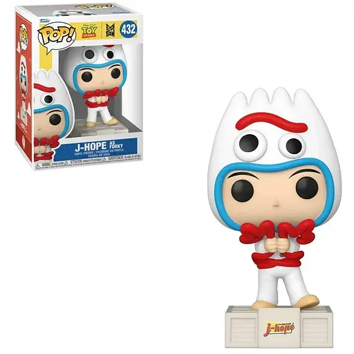 Фігурка Funko Pop БТС Історія іграшок Джей-Хоуп Форкі BTS Toy Story J-Hope As Forky 10 см BTS J-H F 432