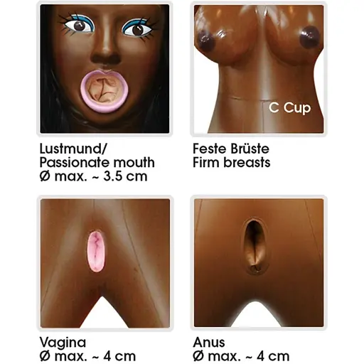 Секс-лялька You2Toys Tyra Lovedoll 160 см коричнева - фото 5