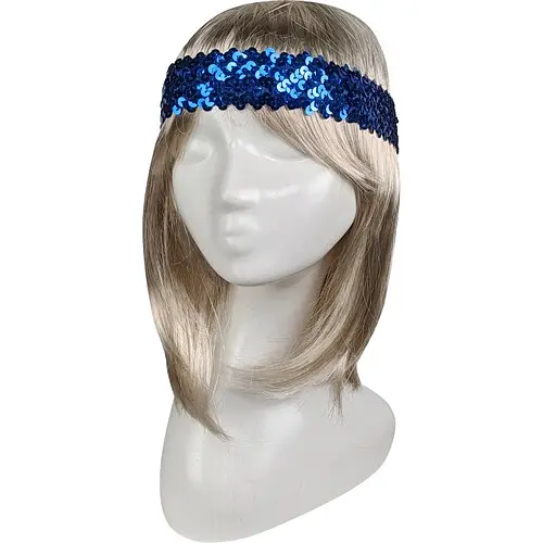 Резинка на голову в паєтках - фото 1