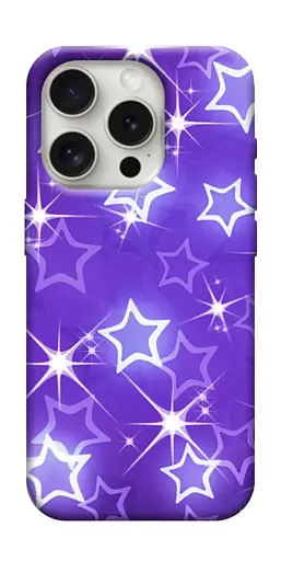 TPU чохол Purple sparkles - фото 1