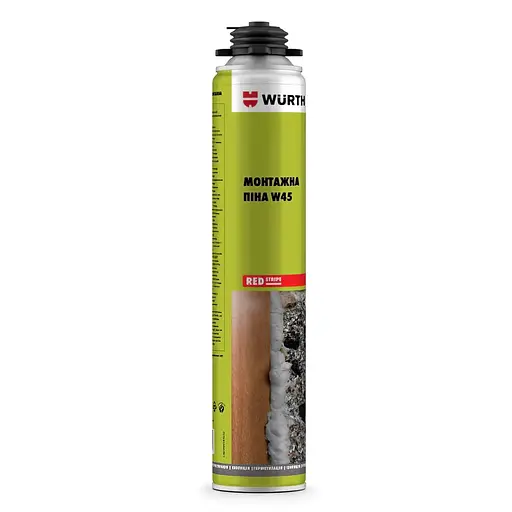 Пена монтажная Wurth Red Stripe W45 750 мл (арт. 16892142145)