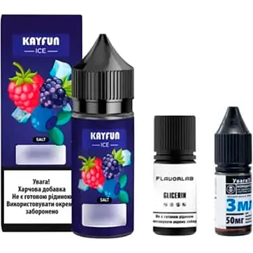 Набір компонентів для самозамісу сольової заправки Flavorlab Kayfun Ice Melon Watermelon Диня Кавун 30 мл, 0-50 мг (18734) - фото 1