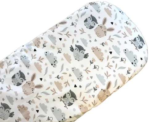 Непромокаемая простынь Moontime в коляску "Совы" - фото 1