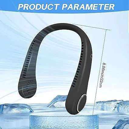 Портативний шийний вентилятор CNMTCCO Neck Fan 360° - фото 6