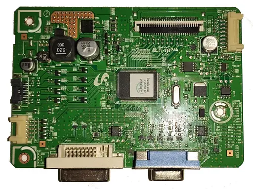 Материнская плата монитора Samsung S19C450BW (BN91-10025D) "Б/У" - фото 1