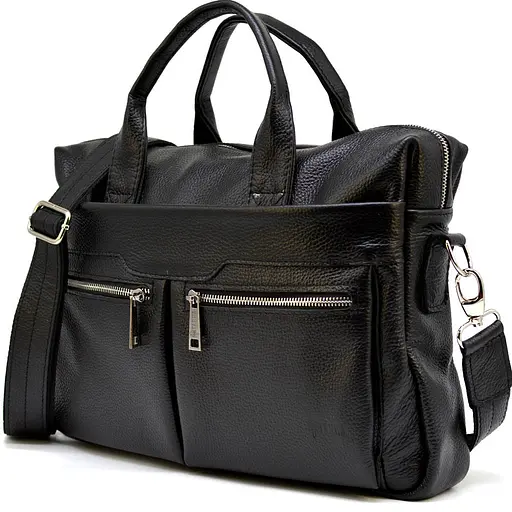 Чоловіча шкіряна сумка TARWA 39.5х29.5х9 см sum0026107 - фото 1