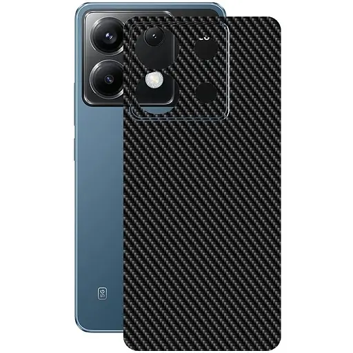Захисна плівка StatusSKIN для Xiaomi Poco X6 Корпус Вініл Карбон чорний - фото 1