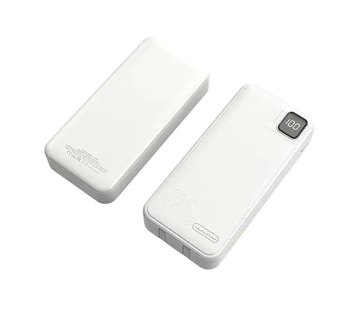 Зовнішній акумулятор WUW Y138 20000 mAh 22.5W білий - фото 4