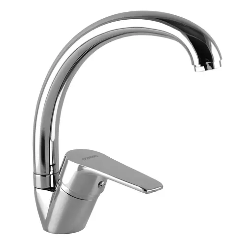 Смеситель для кухни Domino Blitz DBC-103S-WH Хром - фото 2
