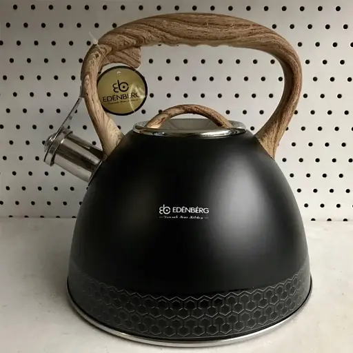 Чайник зі свистком з нержавіючої сталі 3.0 л Edenberg EB-8809 - фото 5