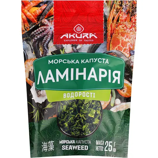 Водоросли Akura Ламинария 25 г - фото 1