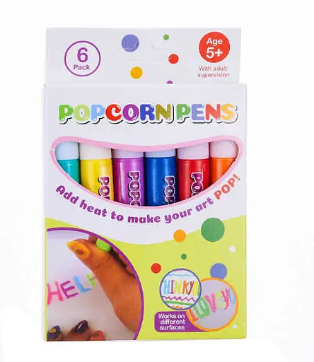 3D краски C 65543 6 цветов, становятся объемными от нагрева, в коробке (6900067655431) - фото 1