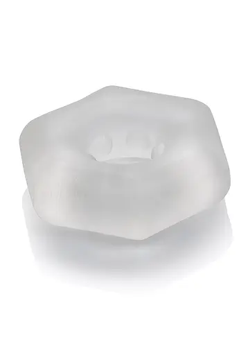 Ерекційне кільце CalExotics Sexagon Enhancer 4 см (прозорий) - фото 15