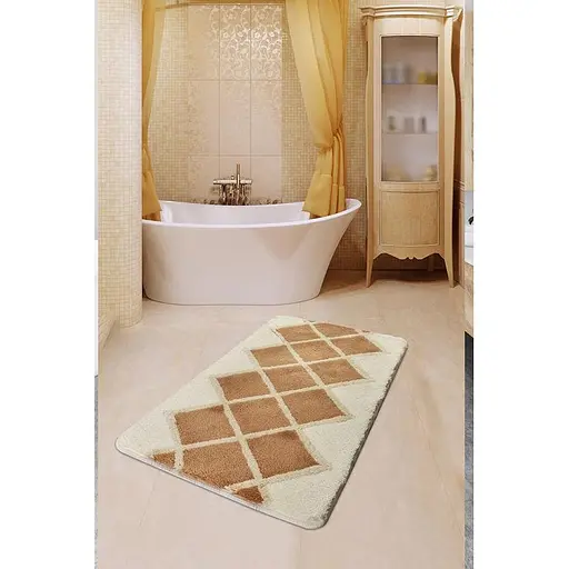 Килимок для ванної кімнати Chilai Home Havana Bej 60 x 100