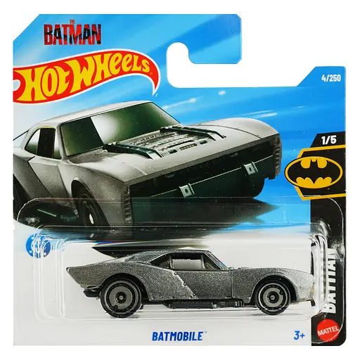 Базова машинка Hot Wheels Batman Batmobile сіра (5785) JJH83-N521
