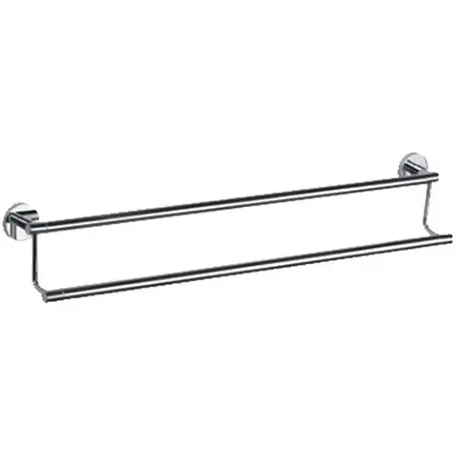 Тримач для рушника Haiba HB1709 HB0717 2 планки 550 мм Хром - фото 1