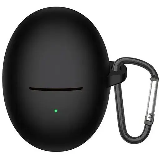 Чохол-накладка DK Huawei FreeBuds 6 | Silicone Candy Friendly з карабіном (black)