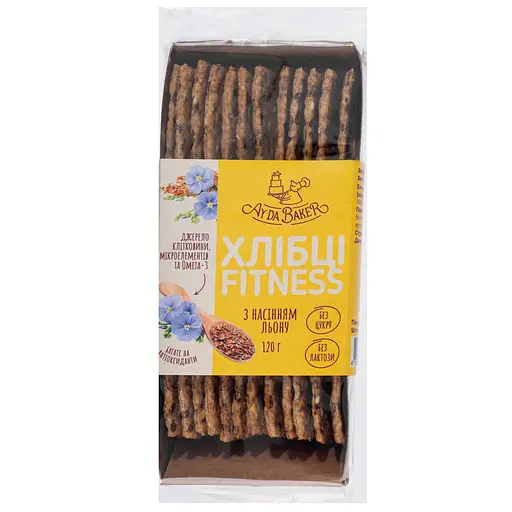 Хлебцы без сахара Ay da Baker Фитнес с томатами и пармезаном 120 г