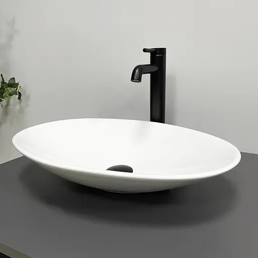 Умивальник VBI Tufara white накладний VBI-012616, Білий - фото 4