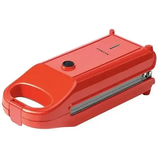 Мультимейкер 6в1 Sokany SK-BBQ-836 двосторонній пекар з антипригарним покриттям 700Вт Червоний - фото 1