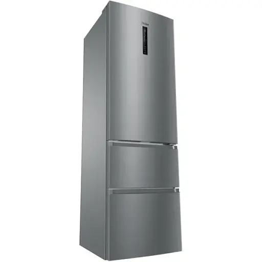 Холодильник Haier многодверный 190.5x59.5х65.7 холод.отд. 233 л мороз.отд. 114 л 3дв. А++ NF инв. дисплей зона нулевая серебристый - фото 2