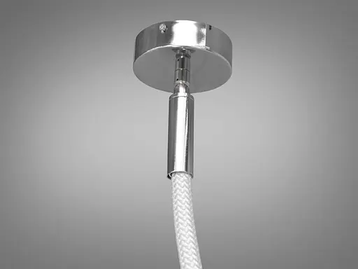 Сучасна світлодіодна люстра для кабінета шланг, 28Вт, срібні люстри - фото 3