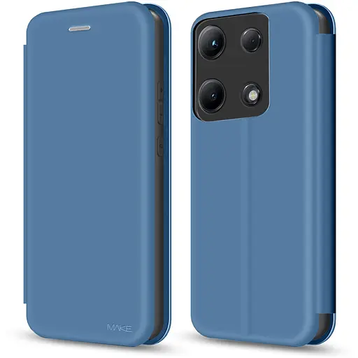 Чохол-книжка Make Xiaomi Redmi Note 14S Flip Ocean Blue