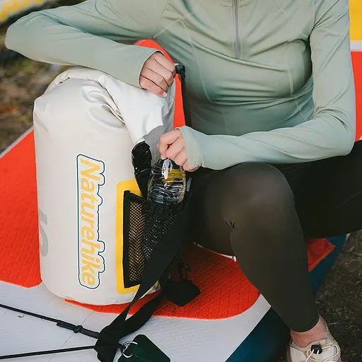 Водонепроницаемый рюкзак-чехол Naturehike CNK2300BS017 10л (Белый) - фото 5