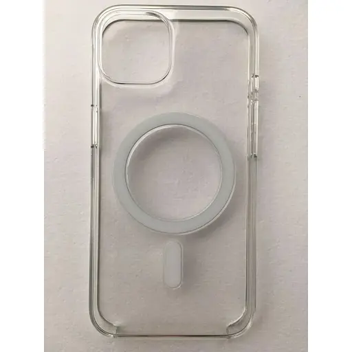 Оригинальный противоударный чехол Apple Clear Case MagSafe для iPhone 14 Plus (6.7") Прозрачный (MPU43ZE/A) - фото 5