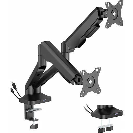 Кріплення настільне для двох моніторів OfficePro 17-35` Black (MA452B) - фото 1