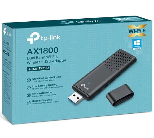 WiFi-адаптер TP-Link WiFi Archer TX20U AX1800, USB (ARCHER-TX20U) - фото 7